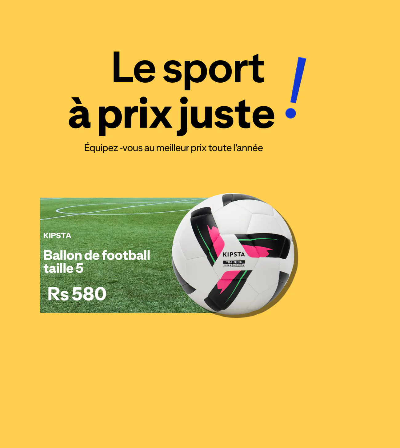 Vivez votre passion du sport